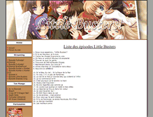 Tablet Screenshot of little-busters.org